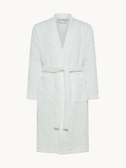 coincasa Accappatoio cotone nido d'ape tinta unita