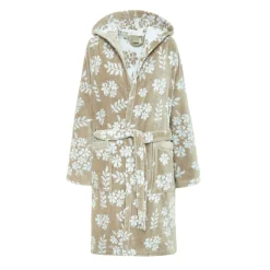 coincasa Accappatoio cotone velour motivo floreale Portofino
