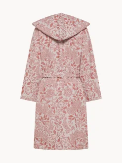 coincasa Accappatoio in cotone velour fantasia floreale