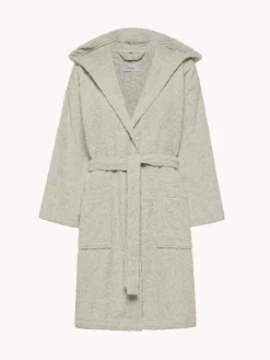 coincasa Accappatoio in cotone velour motivo in rilievo