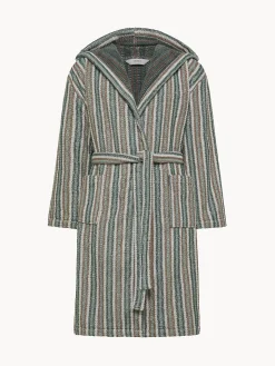 coincasa Accappatoio in spugna di cotone a righe