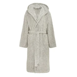 coincasa Accappatoio puro cotone a righe Thermae