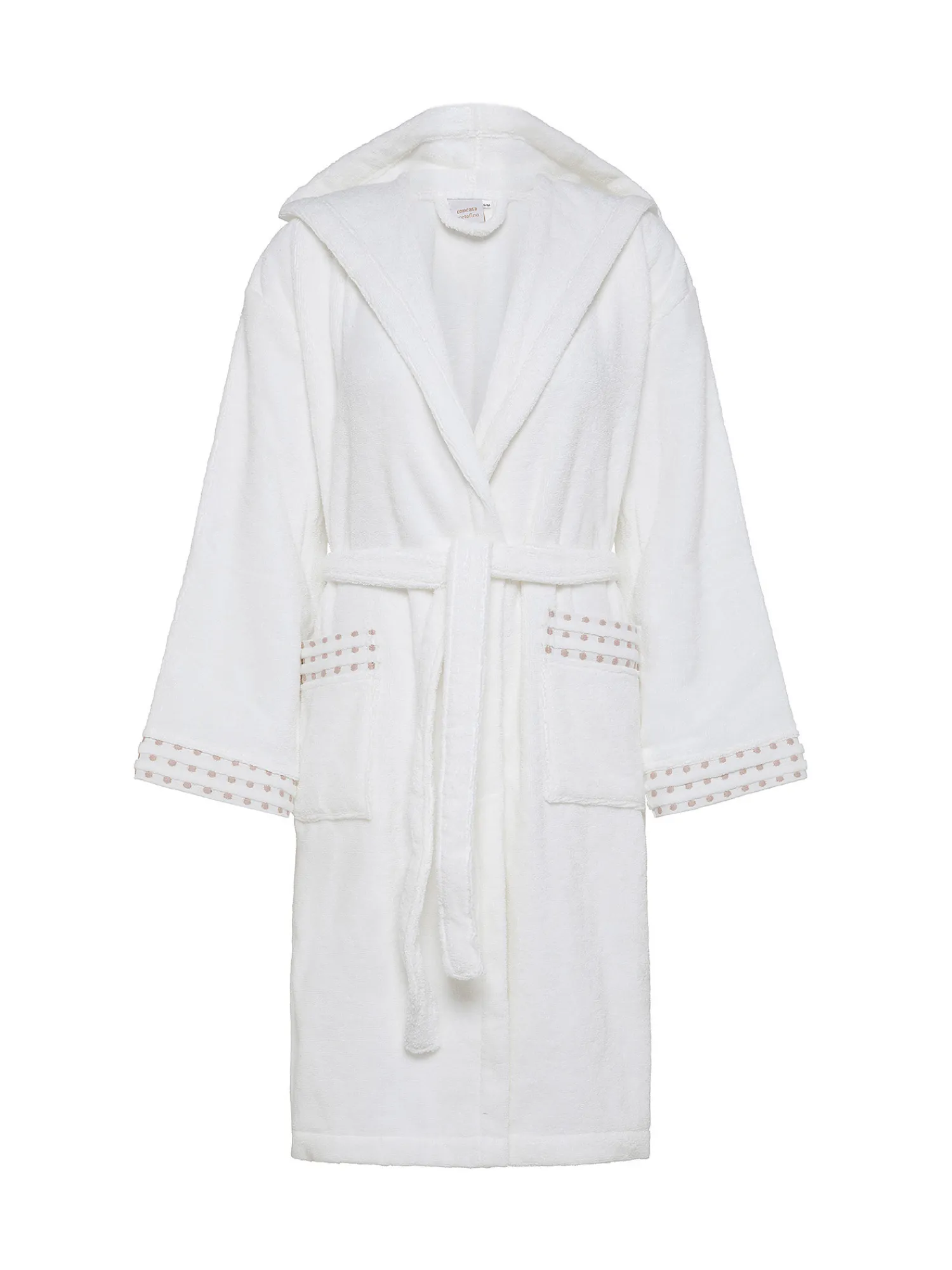 coincasa Accappatoio puro cotone motivo geometrico Portofino