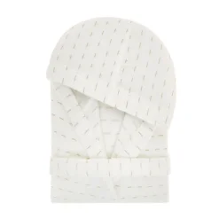 coincasa Accappatoio spugna di cotone motivo trattini Portofino