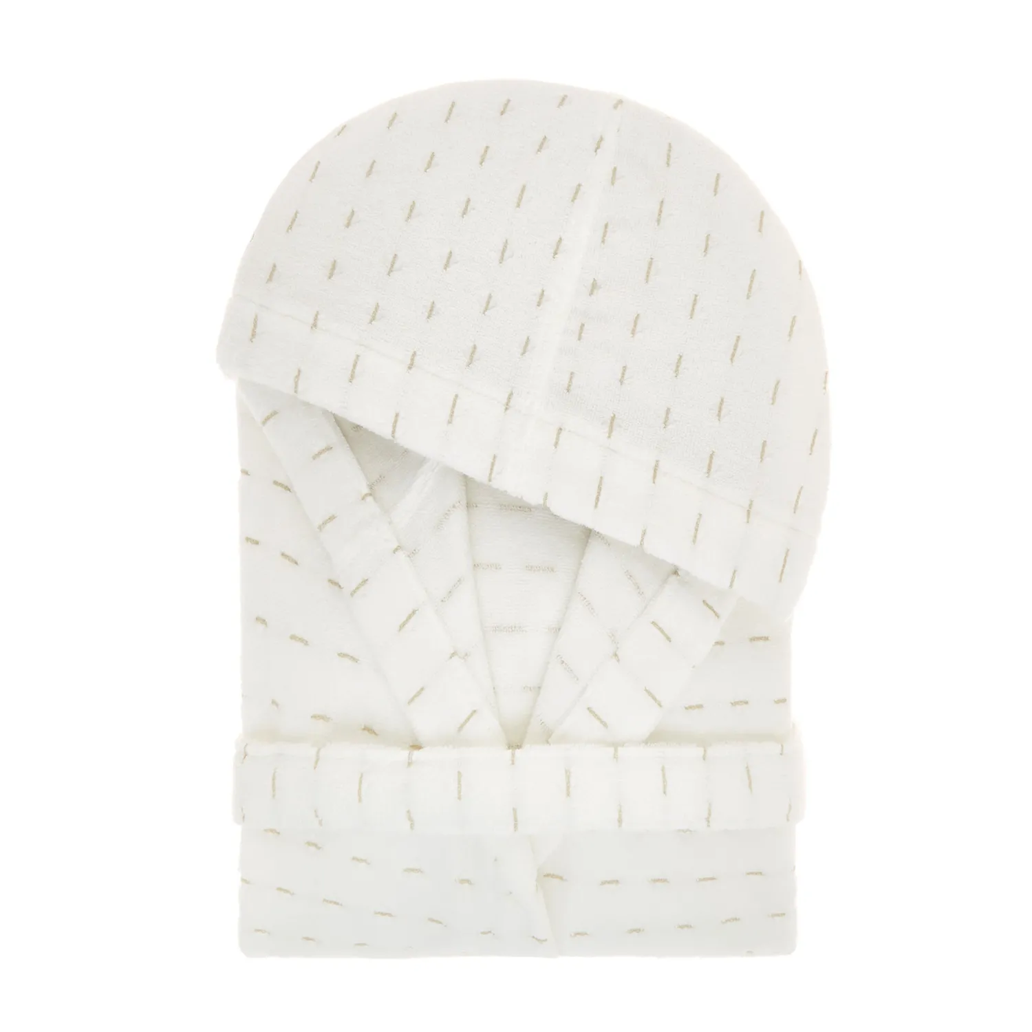 coincasa Accappatoio spugna di cotone motivo trattini Portofino