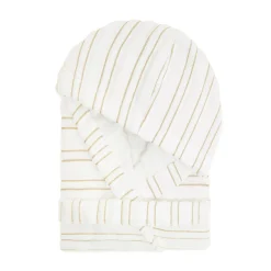 coincasa Accappatoio spugna di cotone motivo a righe Portofino