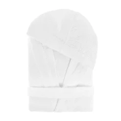 coincasa Accappatoio spugna puro cotone rose inglesi Portofino