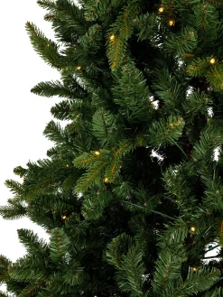 coincasa Albero di Natale Elkins con sfumature di verde H215 250LED