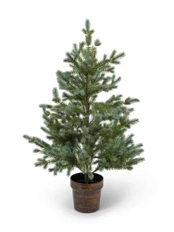 coincasa Albero di Natale H 90 cm con vaso