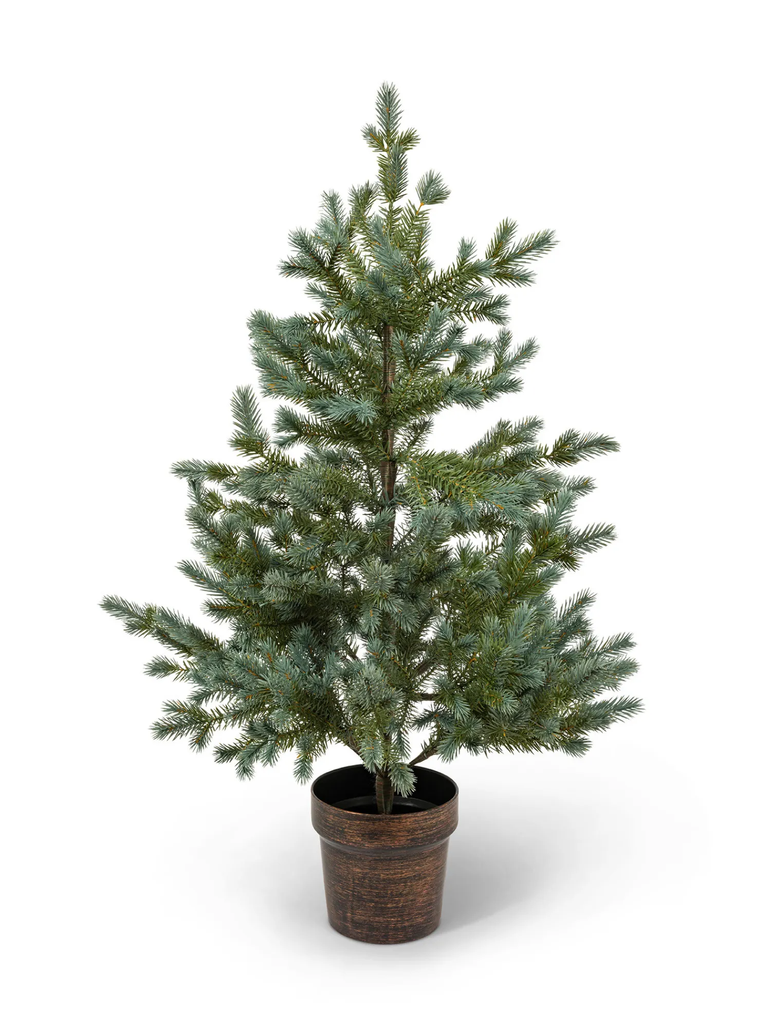 coincasa Albero di Natale H 90 cm con vaso