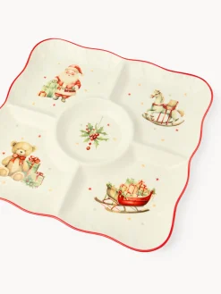 coincasa Antipastiera in porcellana Natale vintage