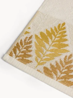 coincasa Asciugamano bordo jacquard fantasia foglie
