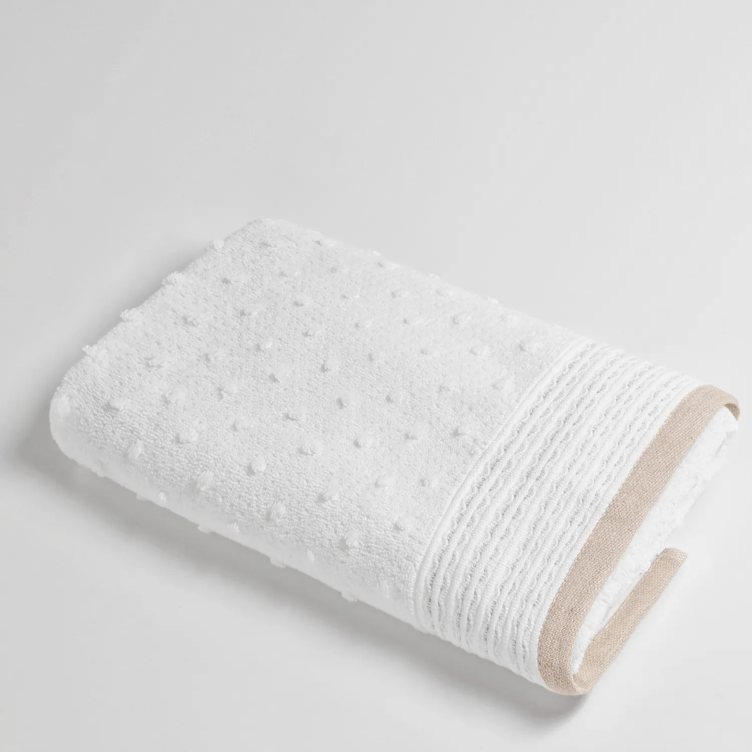 coincasa Asciugamano con lavorazione dots a rilievo Portofino