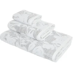 coincasa Asciugamano cotone jacquard motivo floreale Portofino