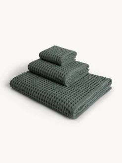 coincasa Asciugamano cotone nido d'ape tinta unita