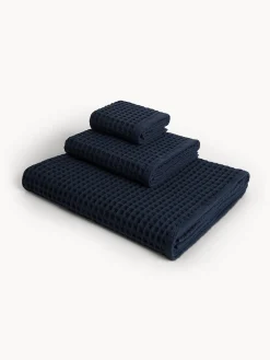 coincasa Asciugamano cotone nido d'ape tinta unita