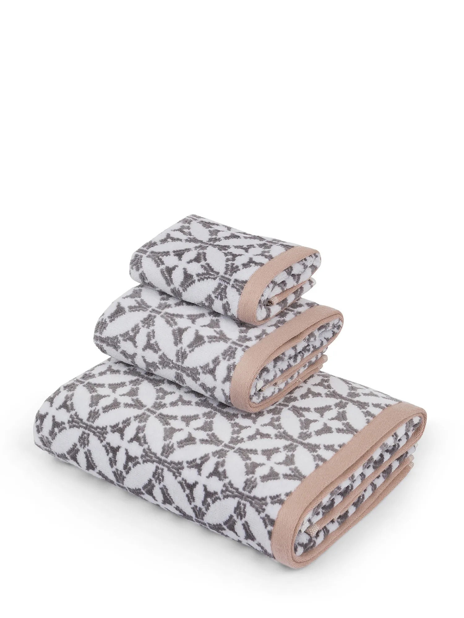 coincasa Asciugamano cotone velour motivo geometrico Portofino