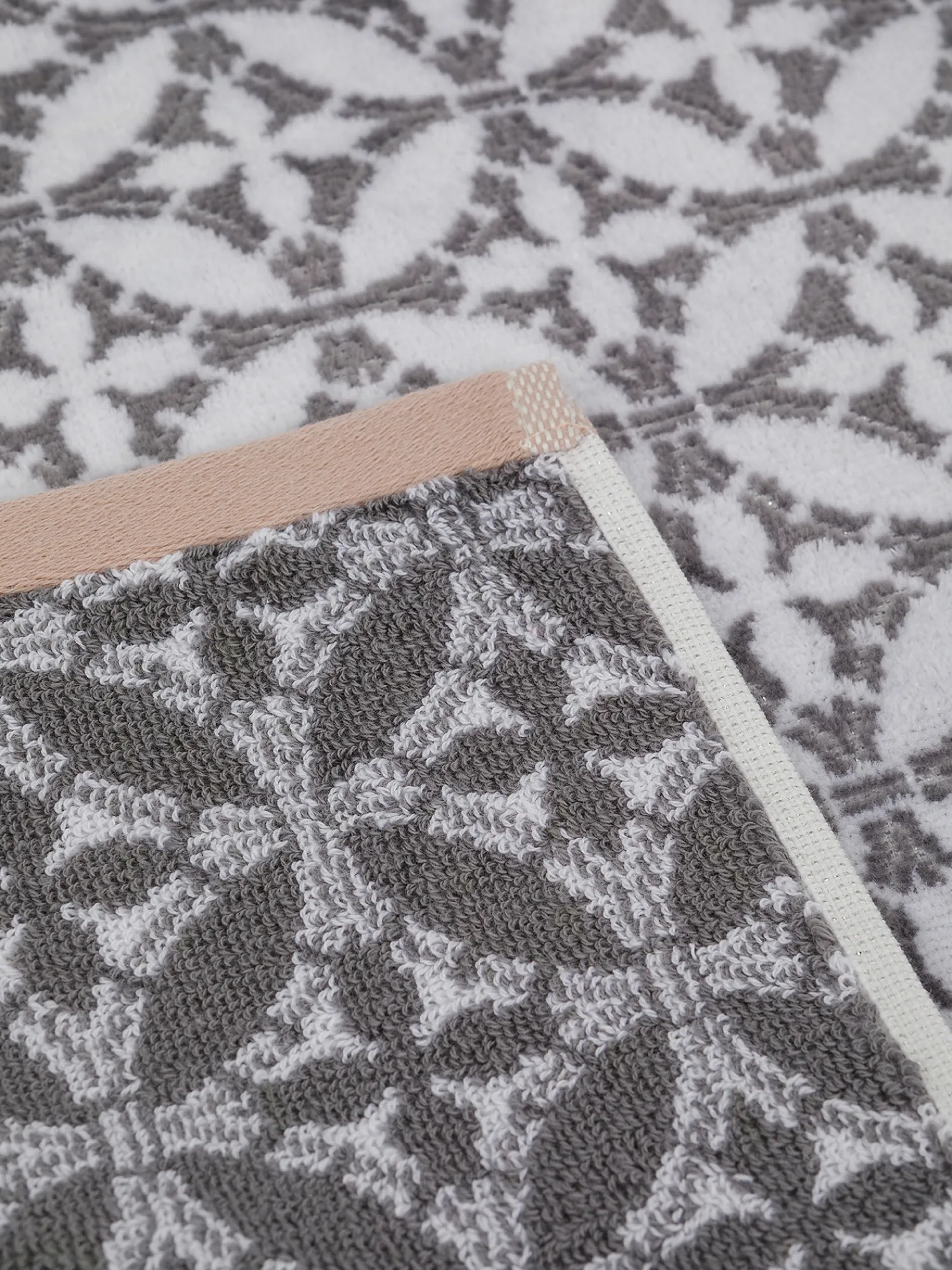 coincasa Asciugamano cotone velour motivo geometrico Portofino