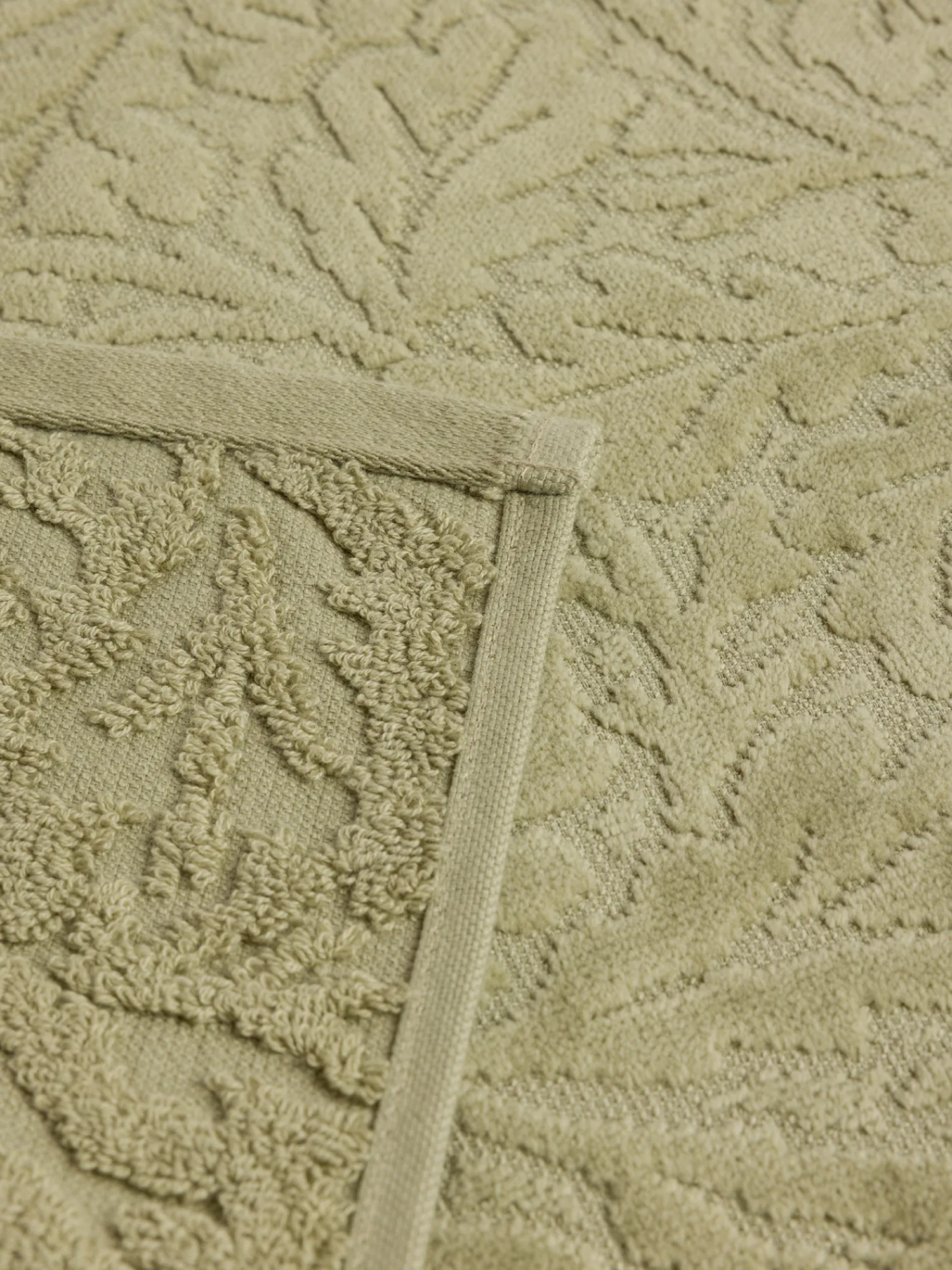 coincasa Asciugamano in cotone velour motivo in rilievo