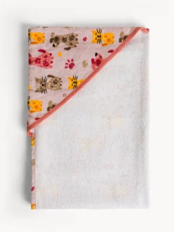 coincasa Asciugamano in cotone velour stampa animaletti