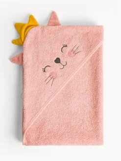 coincasa Asciugamano in puro cotone dettaglio gattino