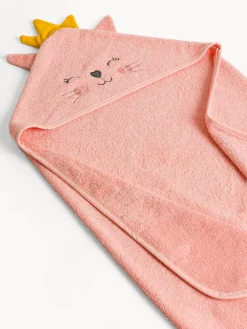 coincasa Asciugamano in puro cotone dettaglio gattino