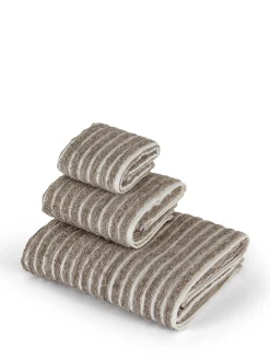 coincasa Asciugamano puro cotone a righe Thermae