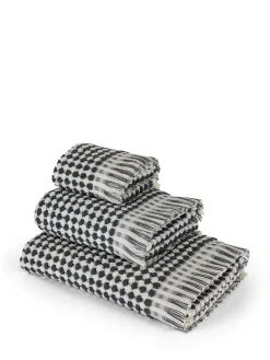 coincasa Asciugamano puro cotone trama scacchiera Thermae