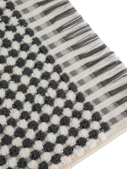 coincasa Asciugamano puro cotone trama scacchiera Thermae