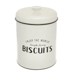 Barattolo ferro smaltato Biscuits