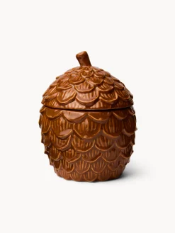 coincasa Barattolo in ceramica a pigna