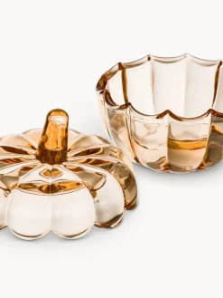 Barattolo in vetro a forma di zucca