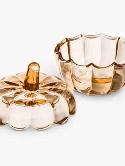 Barattolo in vetro a forma di zucca