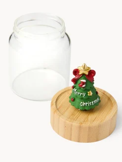 coincasa Barattolo in vetro con tappo ad alberello