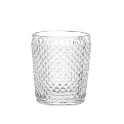 coincasa Bicchiere acqua vetro sfaccettato