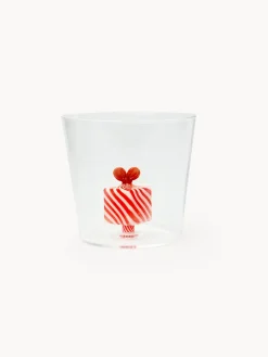 coincasa Bicchiere in vetro borosilicato dettaglio regalo