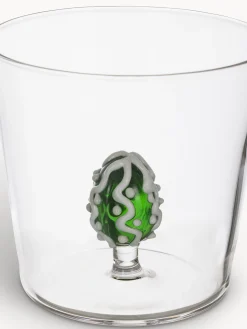 coincasa Bicchiere in vetro dettaglio ovetto