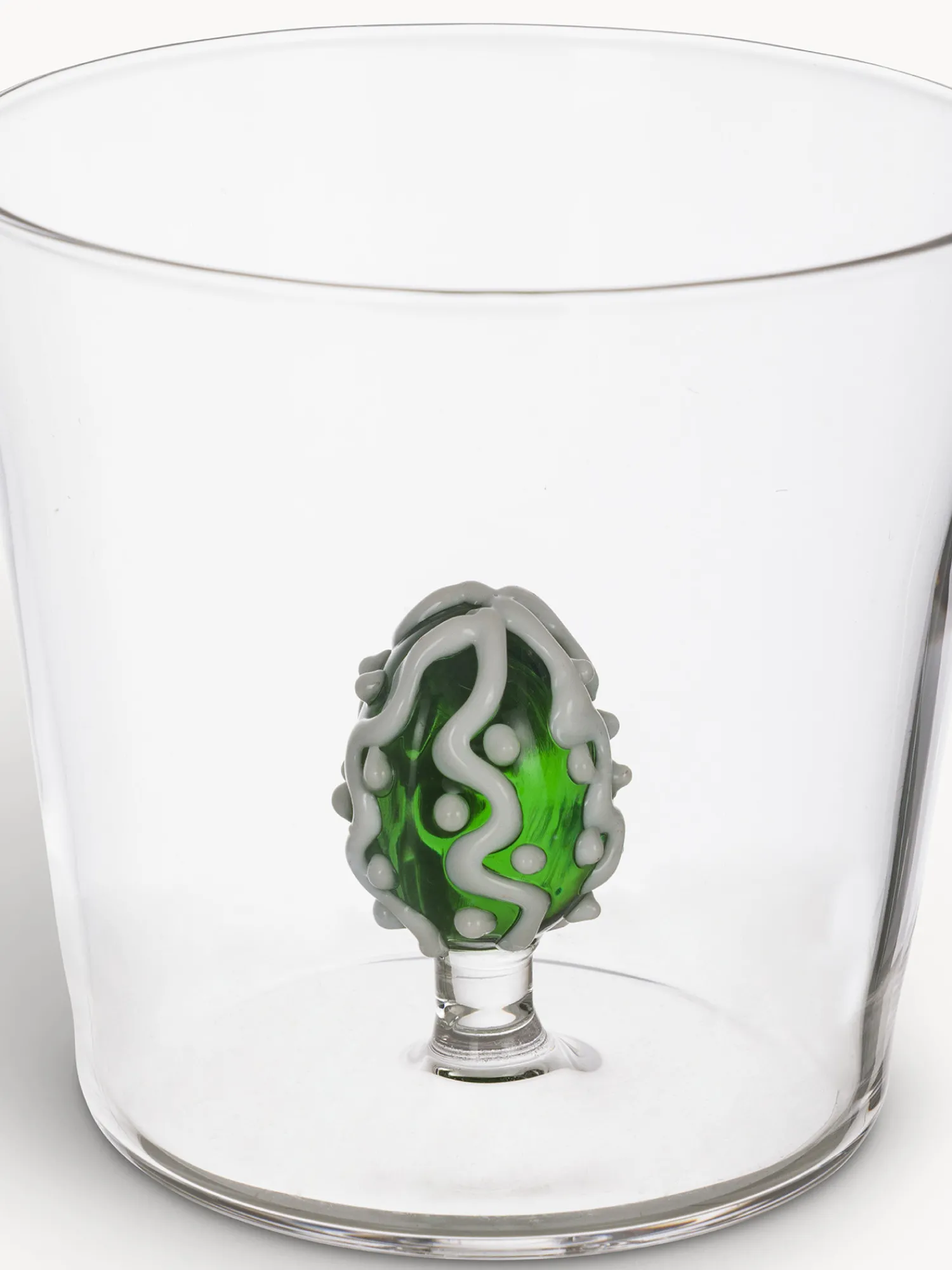 coincasa Bicchiere in vetro dettaglio ovetto