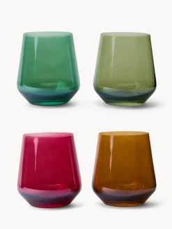 coincasa Bicchieri in vetro colorato