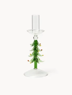 coincasa Candeliere in vetro borosilicato decoro albero
