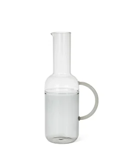 coincasa Caraffa in vetro base colorata