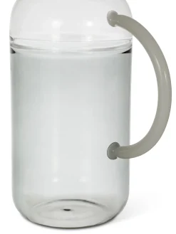 coincasa Caraffa in vetro base colorata