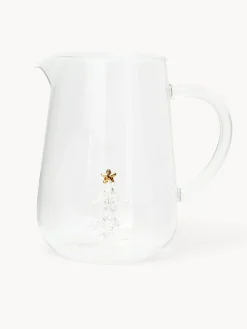 coincasa Caraffa in vetro borosilicato dettaglio alberello