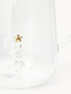 coincasa Caraffa in vetro borosilicato dettaglio alberello