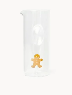 coincasa Caraffa in vetro borosilicato dettaglio gingerbread