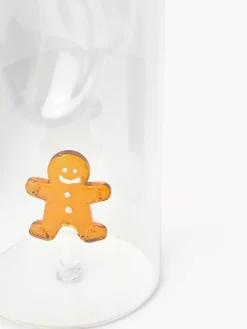 coincasa Caraffa in vetro borosilicato dettaglio gingerbread