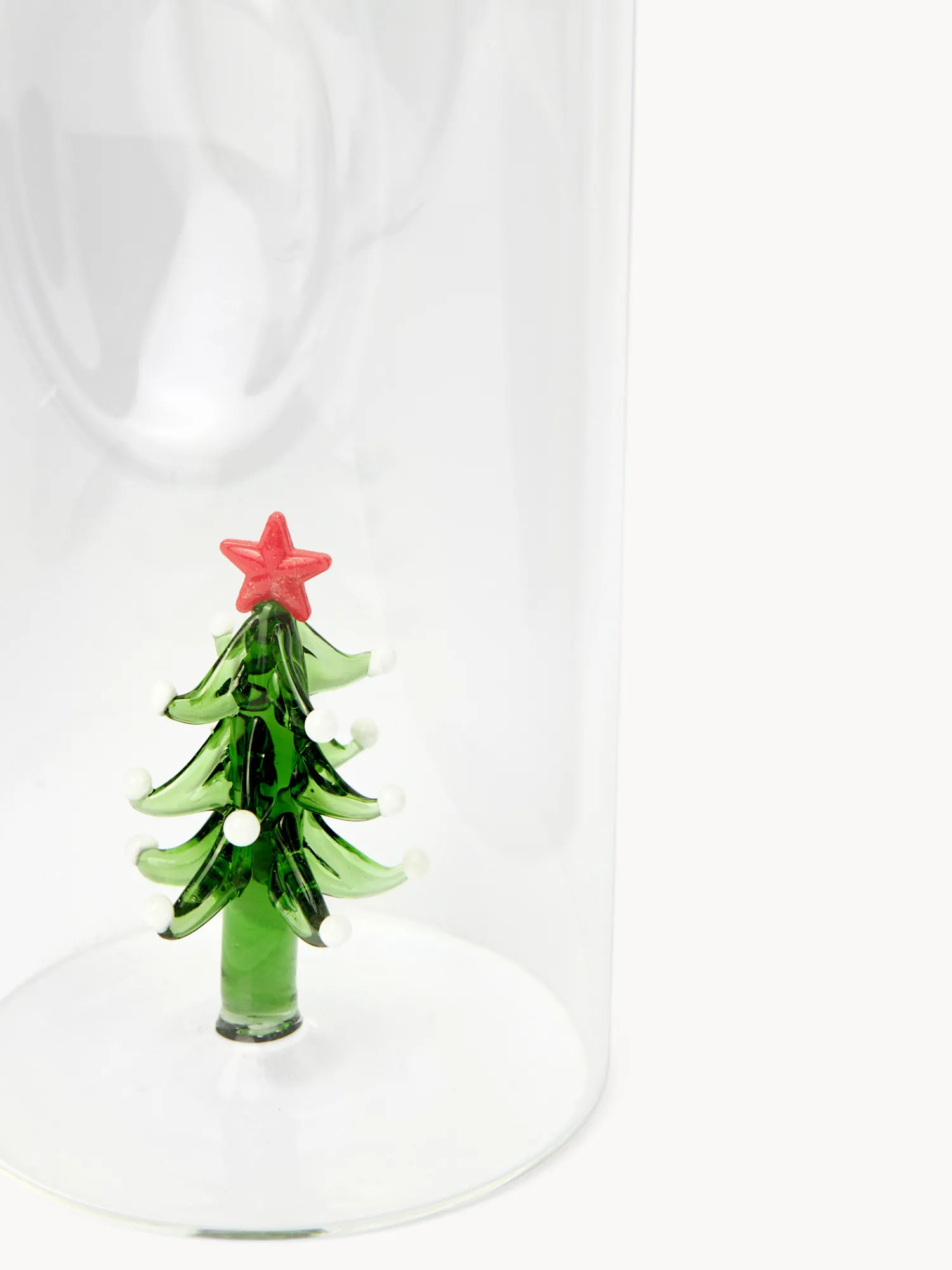 coincasa Caraffa in vetro dettaglio alberello