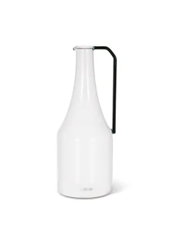 coincasa Caraffa vetro borosilicato manico ottanio