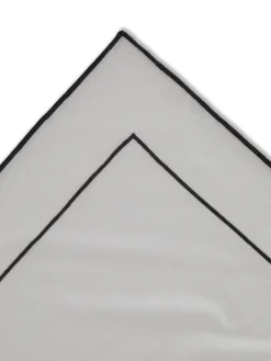 coincasa Centrotavola slub di cotone con overlock