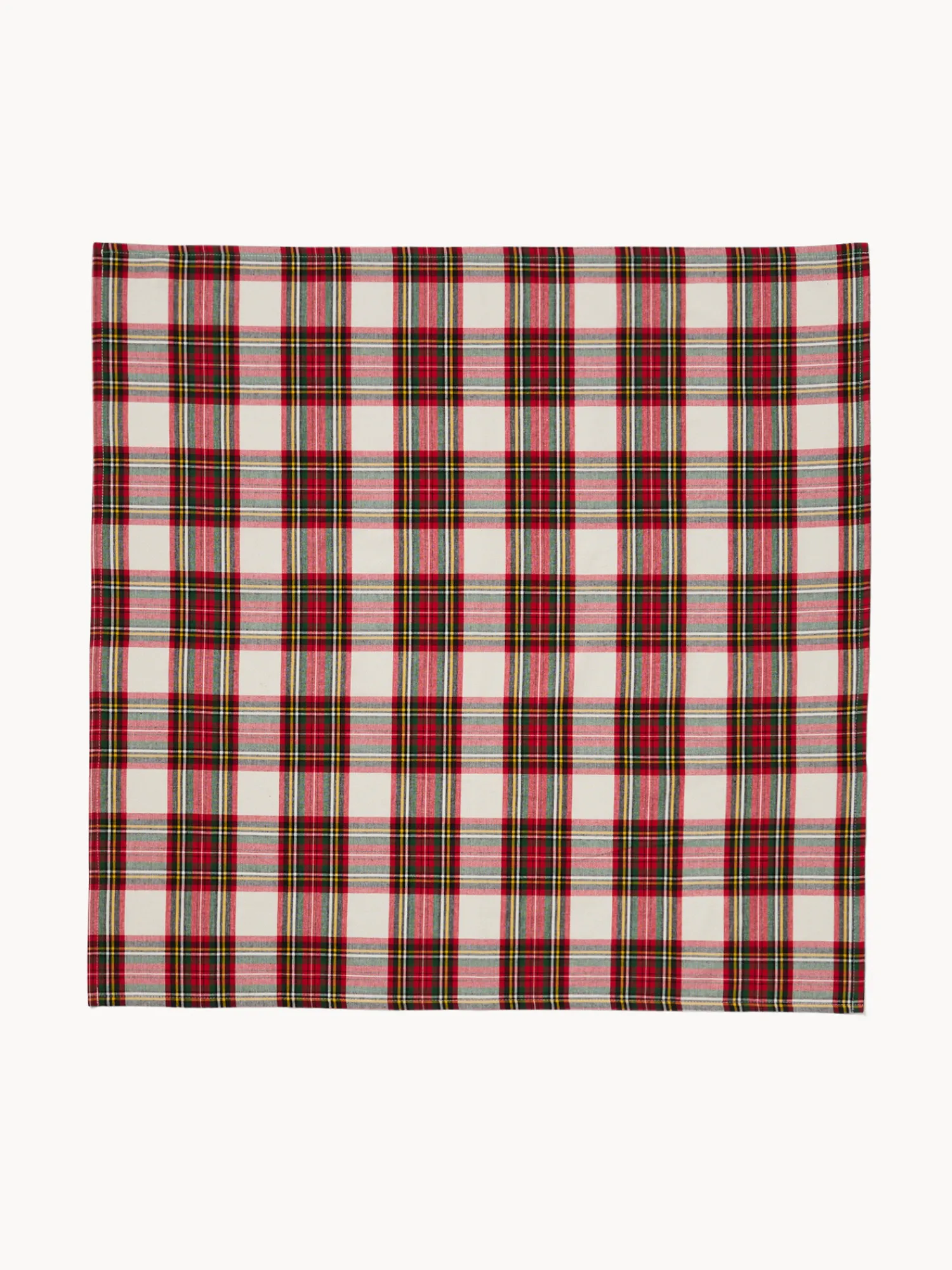 coincasa Centrotavola tartan in puro cotone tinto filo